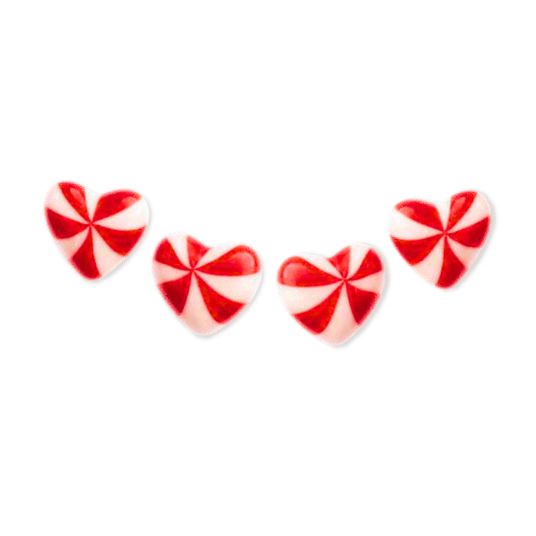 Dulce Plus Strawberry Cream Red Twist Hearts - 2kg