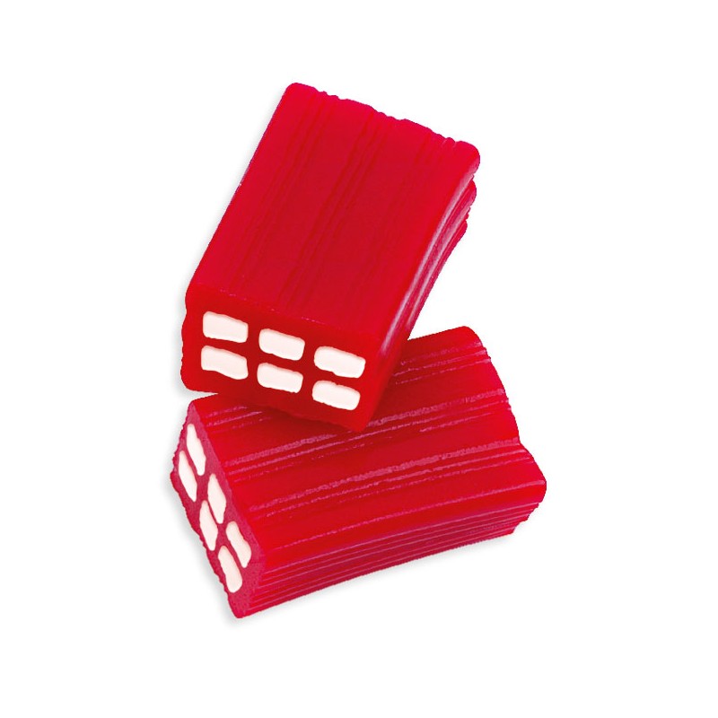 Damel Strawberry Shiny Bricks - 1kg