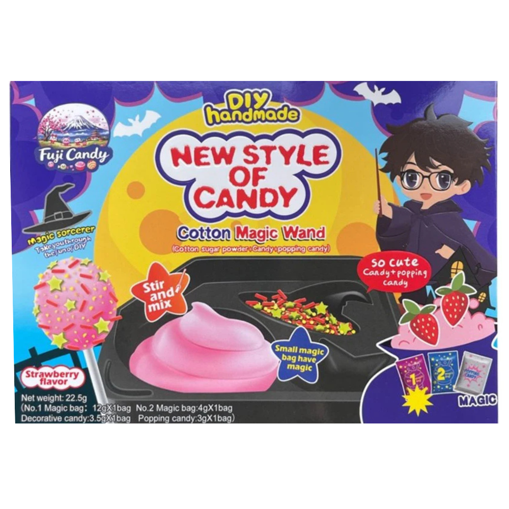 Fuji Candy DIY Handmade Cotton Magic Wand Kit Box 22.5g - 12 Count
