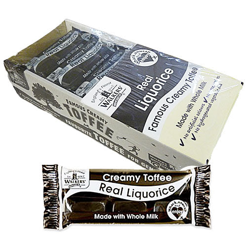 Walkers Liquorice Toffee - 24 x 50g *END 03/24 DATED*