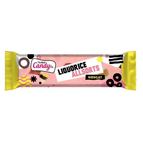 Real Candy Co Liquorice Allsort Nougat - 12 Count