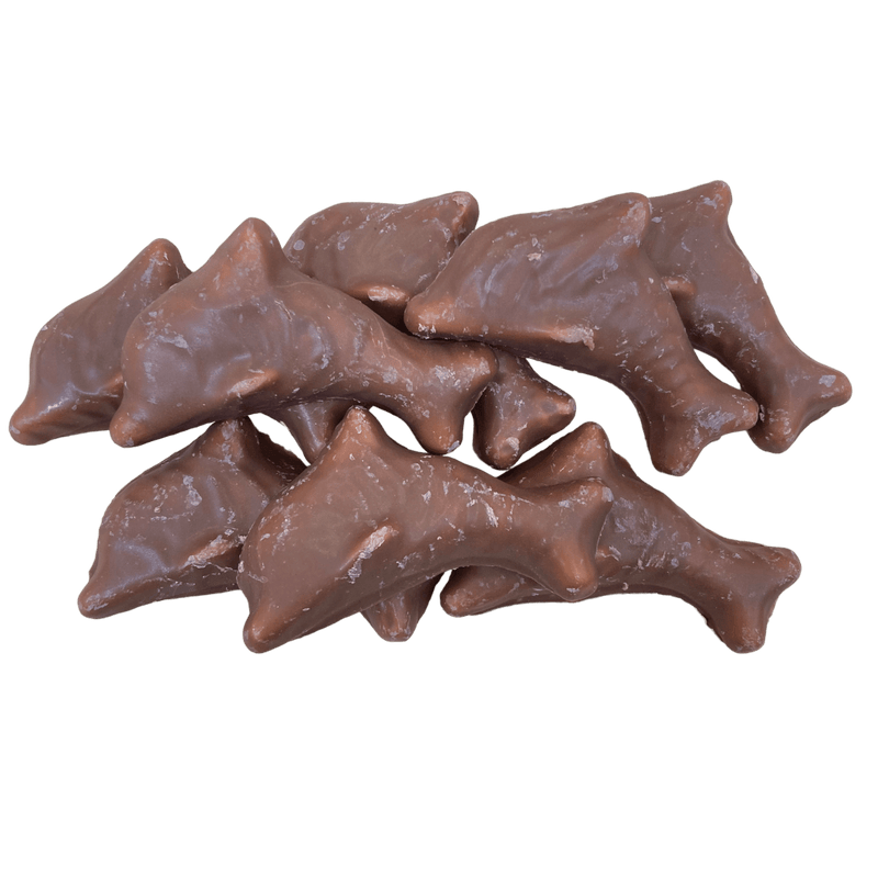 Franssons Chocolate Covered Foam Dolphins - 1.1kg