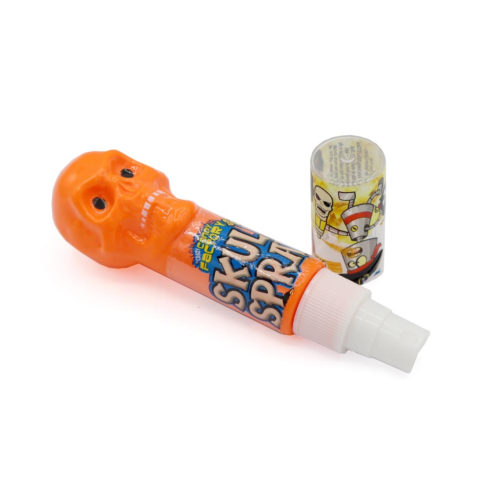 Crazy Candy Factory Sour Skull Sprays 50ml - 12 Count