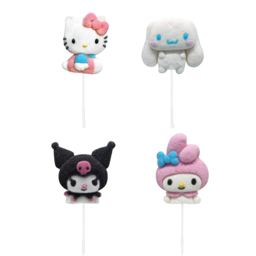 Hello Kitty Candy Marshmallow Pops 45g - 12 Count