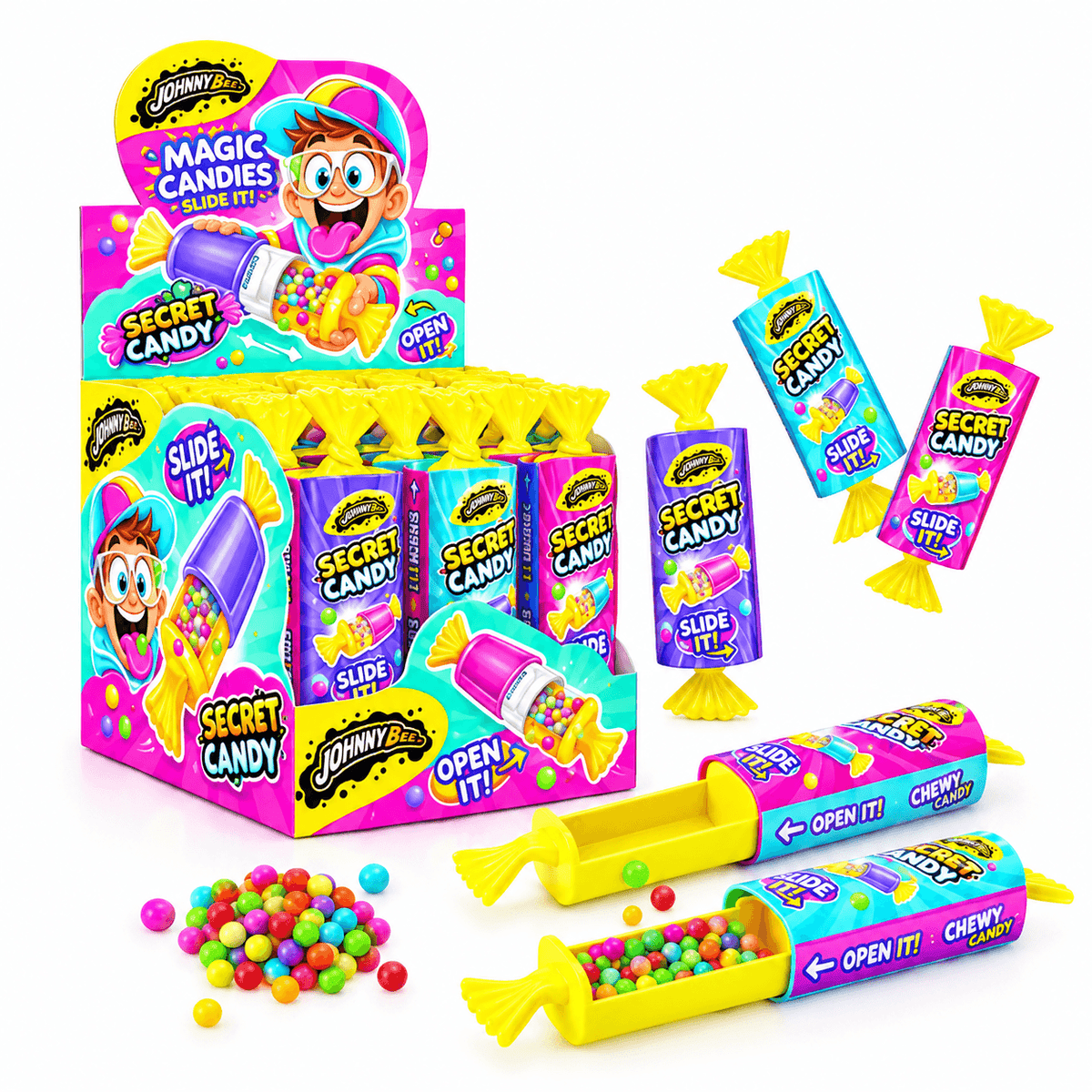Johnny Bee Secret Candy - 12 Count