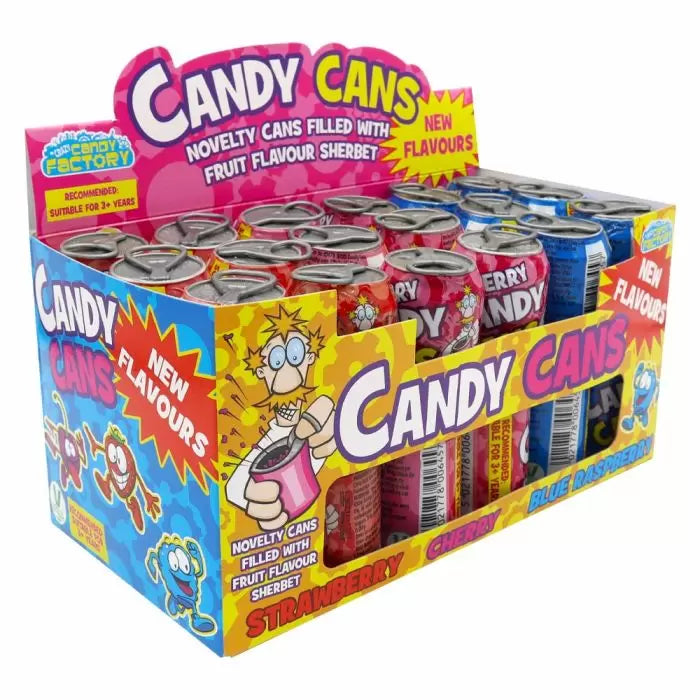 Candy Factory Candy Cans - 36 Count