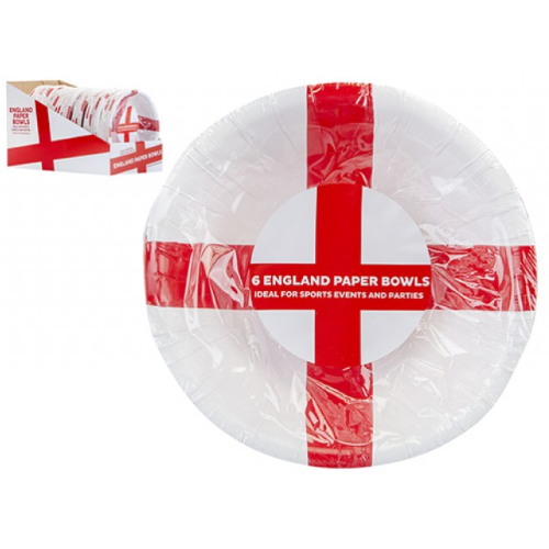 England 6" Paper Bowl - 6 Count