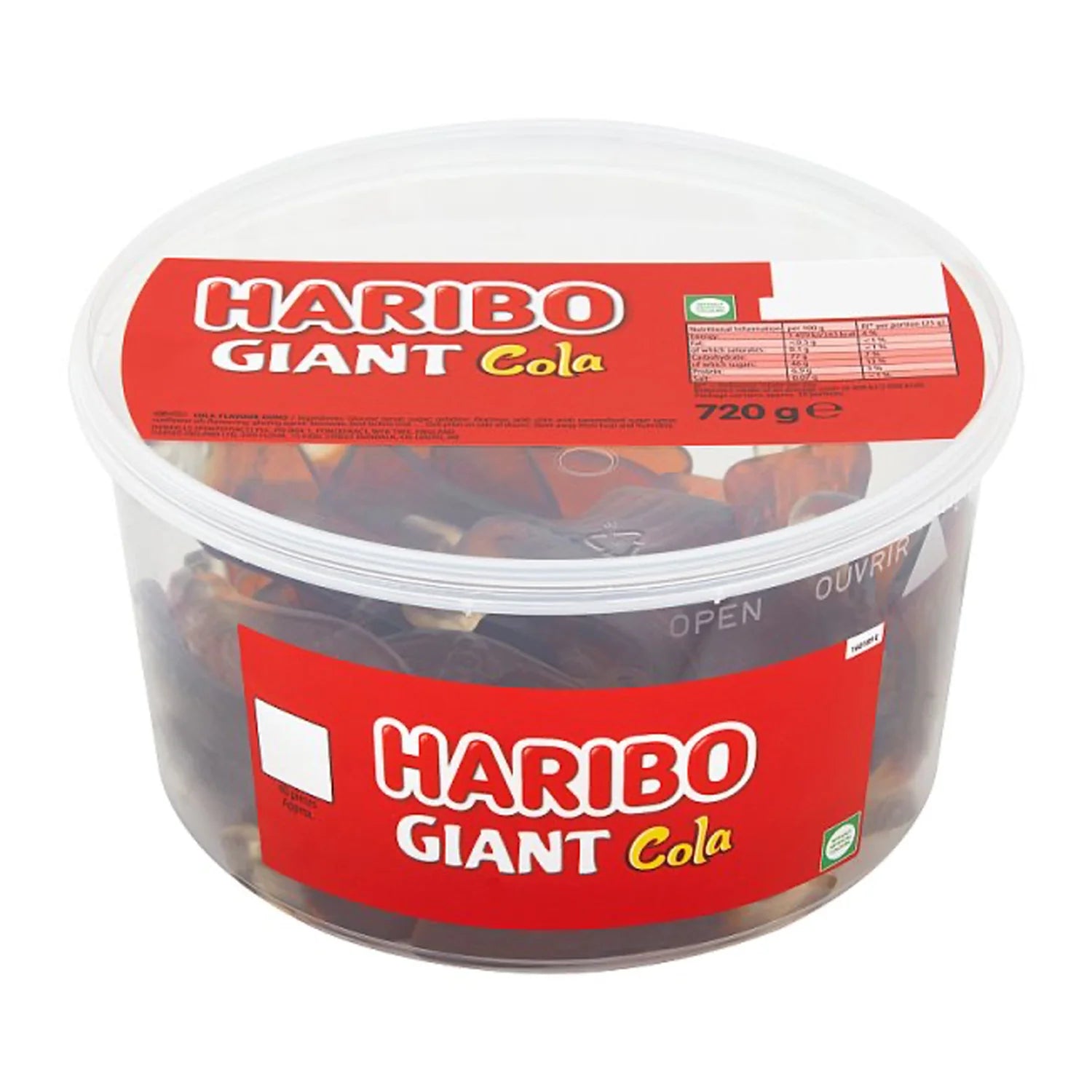 Haribo Giant Cola Bottles 720g - 40 Count