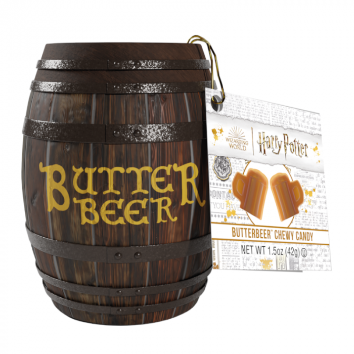 Harry Potter Butterbeer Chewy Candy Barrel - 12 Count
