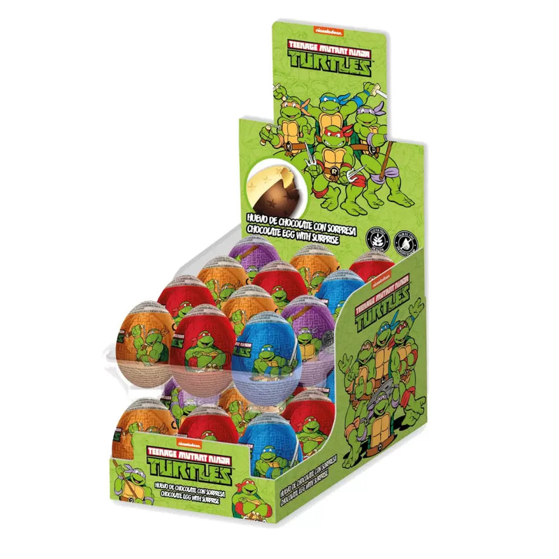 Chocolate Ninja Turtles Surprise Eggs - 24 x 20g