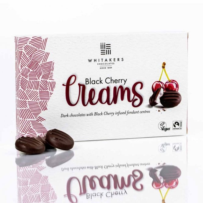 Whitakers Black Cherry Creams 150g - 14 Count