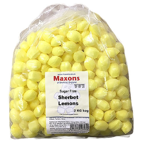 Maxons Sugar Free Sherbet Lemons - 2kg