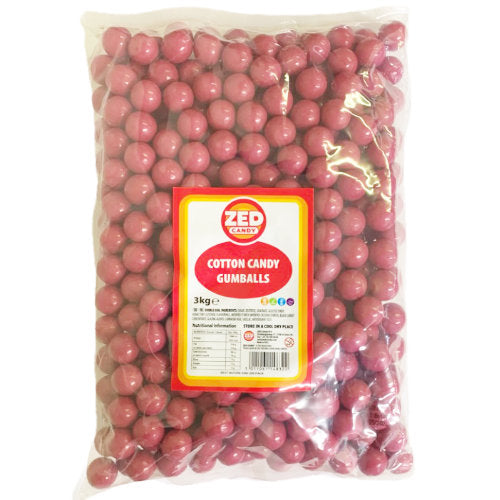Zed Candy Cotton Candy Gumballs - 3kg