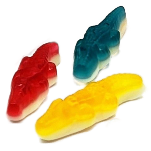 Appletons Gummy Red, Yellow & Blue Crocodiles - 2kg