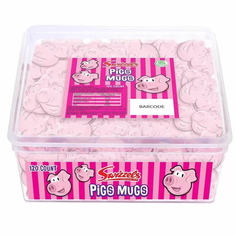 Swizzels Pigs Mugs - 120 Count