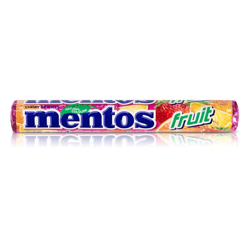 Mentos Fruits Chewy Dragees - 40 Count