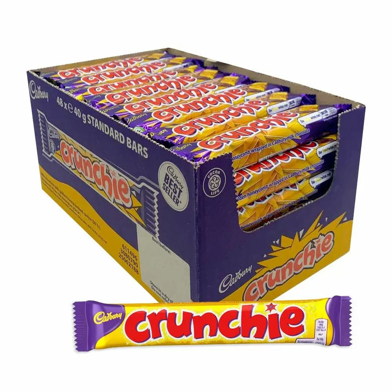 Cadbury Crunchie Chocolate Bar - 48 Count