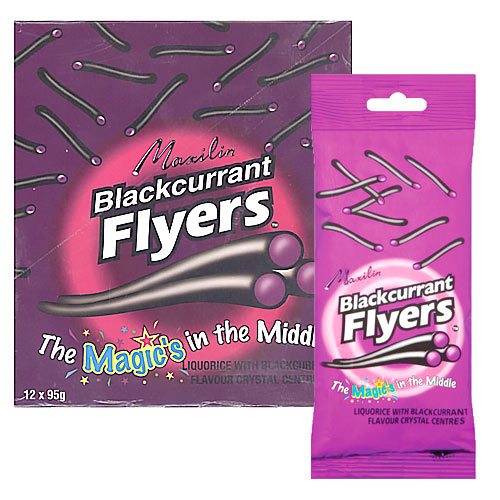 Maxilin Blackcurrant Flyers - 12 Count