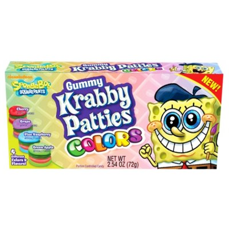Spongebob Squarepants Krabby Patties Colours - 12 Count