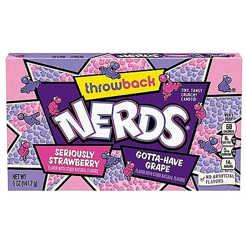 Throwback Strawberry & Grape Nerds - 12 Count