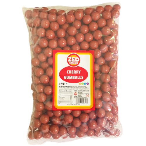Zed Candy Cherry Gumballs - 3kg