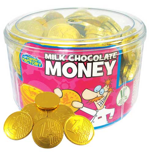 Milk Chocolate Money Coins - 120 Count