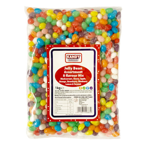 Zed Candy Mixed 8 Flavour Jelly Beans Assortment - 1kg