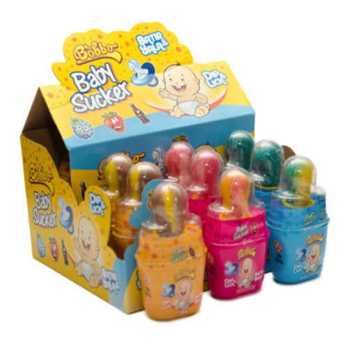 Toybox Halal Sour Baby Suckers - 12 Count