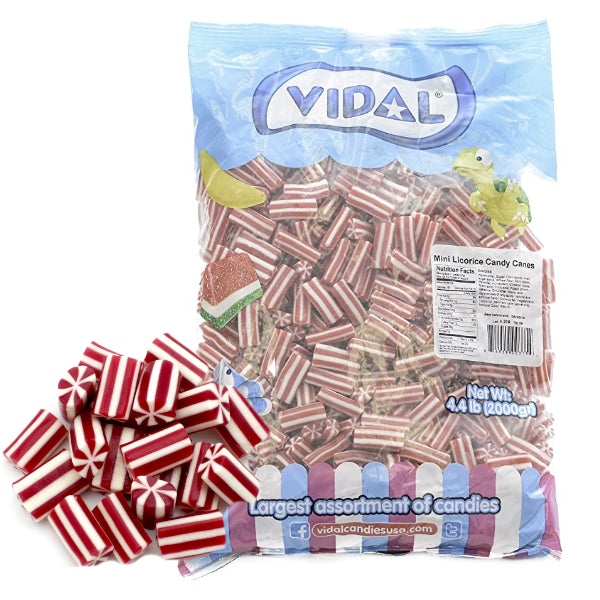 Vidal Mini Candy Canes - 3kg