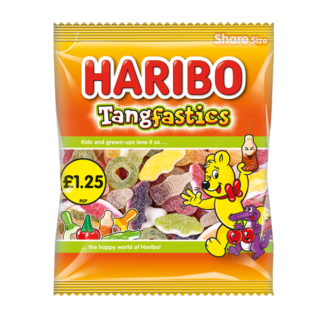 Haribo Tangfastics PM £1.25 Share Bags - 12 x 140g