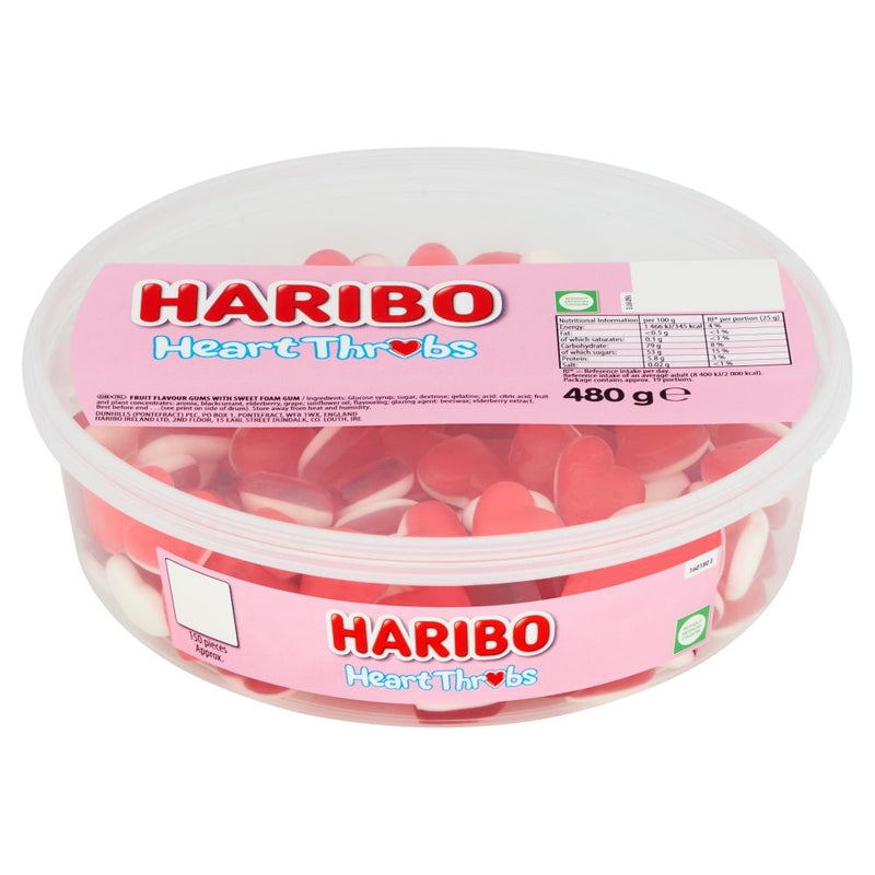 Haribo Heart Throbs - 150 Count
