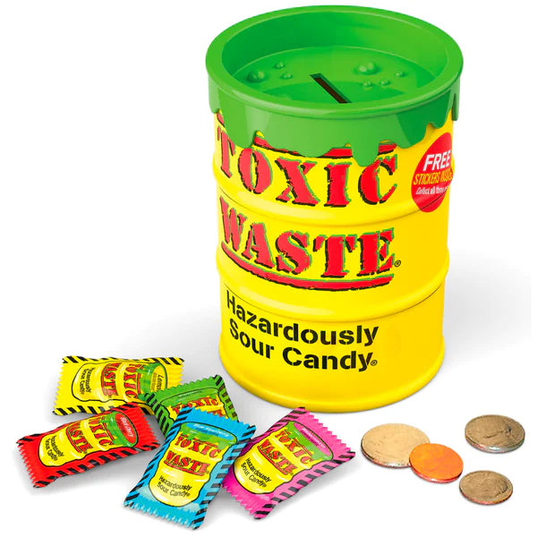 Toxic Waste Giant Candy Money Bank - 168g