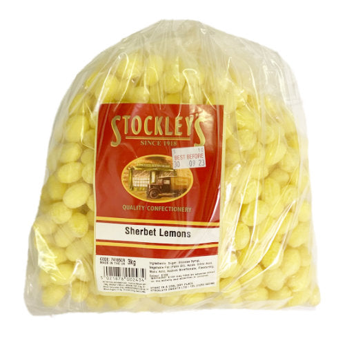 Stockleys Unwrapped Sherbet Lemons - 3kg