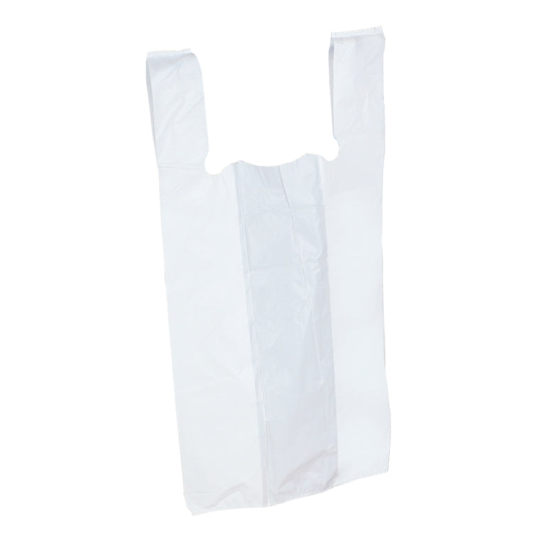 Large White Vest Carrier - 100 Count