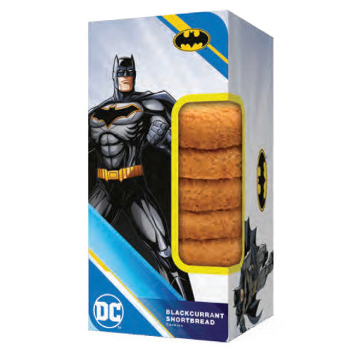 DC Batman Blackcurrant Shortbread Cookies - 150g