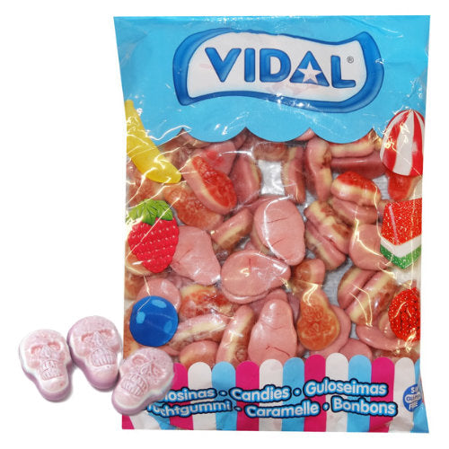 Vidal Jelly Filled Skulls - 1kg