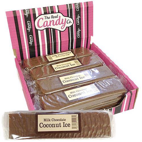 Real Candy Co Chocolate Coconut Ice - 12 Count