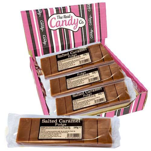 Real Candy Co Salted Caramel Fudge - 12 Count
