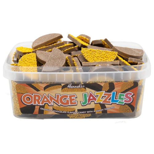 Hannahs Orange Choc Flavour Jazzles 600g - 120 Count