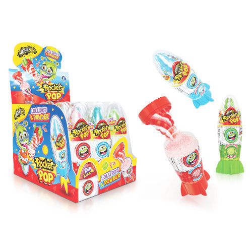 Johnny Bee Rocket Pop Candy - 12 Count