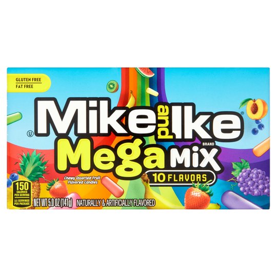 Mike & Ike Mega Mix Candies - 12 Count