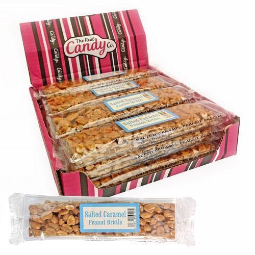 Real Candy Co Salted Caramel Peanut Brittle - 12 Count