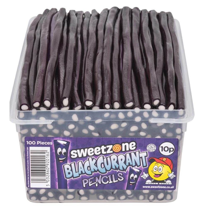 Sweetzone Blackcurrant Pencils - 100 Count