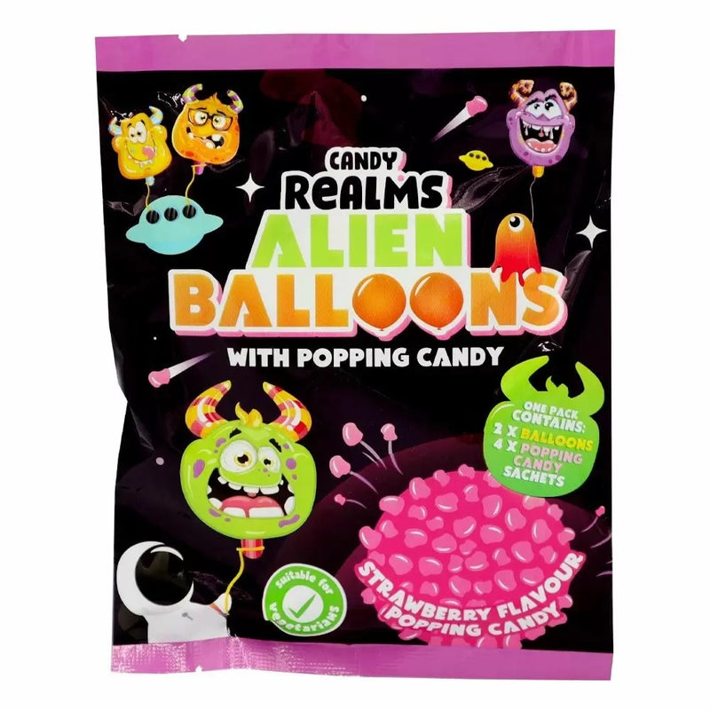 Candy Realms Aliens Popping Candy - 16 Count