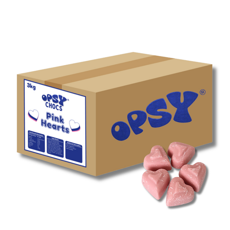 Opsy Chocolate Pink Hearts - 3kg