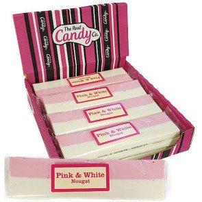Real Candy Co Pink & White Nougat - 12 Count
