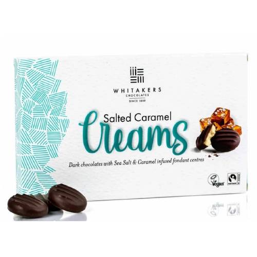 Whitakers Salted Caramel Creams 150g - 14 Count