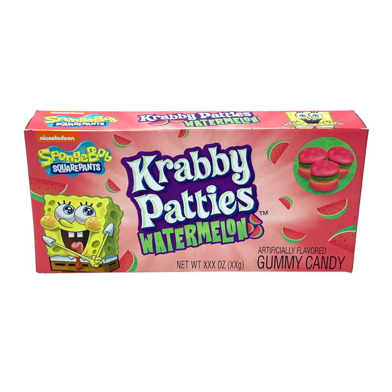 Spongebob Squarepants Krabby Patties Watermelon - 12 Count