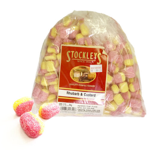 Stockleys Unwrapped Rhubarb & Custard - 3kg