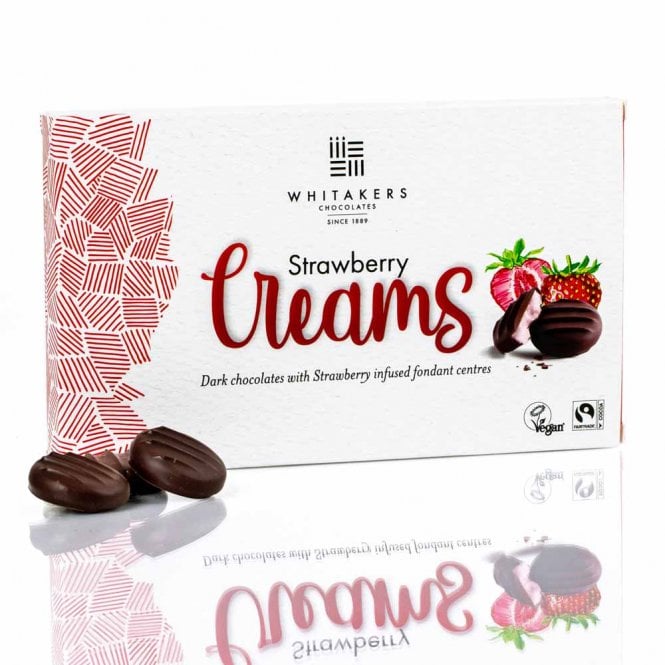 Whitakers Strawberry Creams 150g - 14 Count